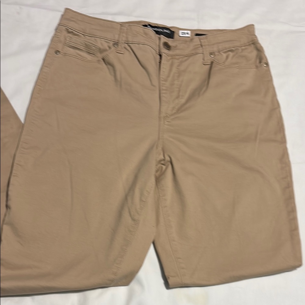 Bandolino ~ Women’s Size 12 Amy Modern Straight Leg Pants ~ Beige